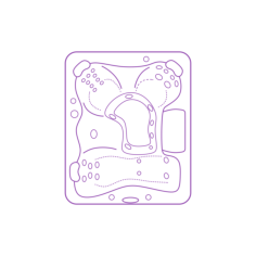Fixtures Hot Tub Jacuzzi Sundance Montclair Spa Outline Svg Vector, Free Vectors File